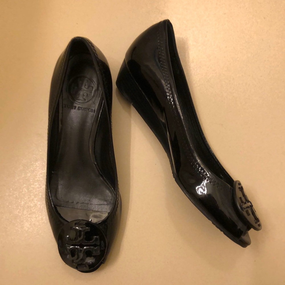 Tory Burch Sally wedge patent leather
